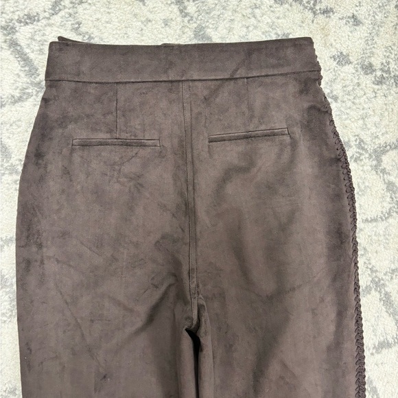 NWOT‎ JONATHAN SIMKHAI Gabriella faux Suede Cropped Pant Trousers Women’s size 2 - Picture 11 of 13